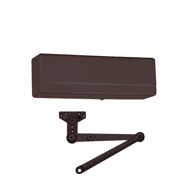 Sargent - 281 - Powerglide Cast Iron Door Closer w/ PSH - Heavy Duty Hold Open Parallel Arm w/ Positive Stop - 10BE - Dark Oxidized Satin Bronze Equivalent - Grade 1 - UHS Hardware
