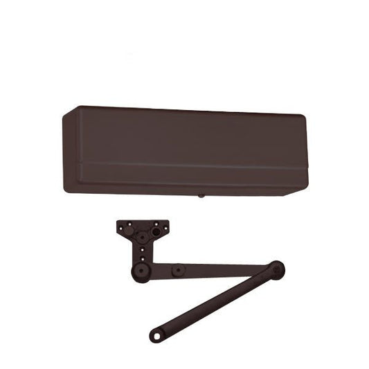 Sargent - 281 - Powerglide Cast Iron Door Closer w/ PSH - Heavy Duty Hold Open Parallel Arm w/ Positive Stop - 10BE - Dark Oxidized Satin Bronze Equivalent - Grade 1 - UHS Hardware