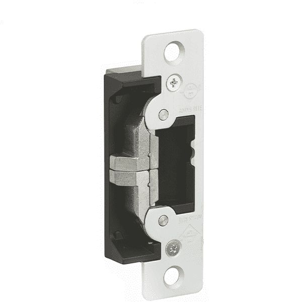 Adams Rite - 7400 - Electric Strike for Adams Rite or Deadlatches or Cylindrical Locks - 1/2" to 5/8" Latchbolt - Aluminum Anodized - Fail Safe/Fail Secure - 1-1/4" x 4-7/8" - Flat Radius Plate - 12/24 VDC - UHS Hardware