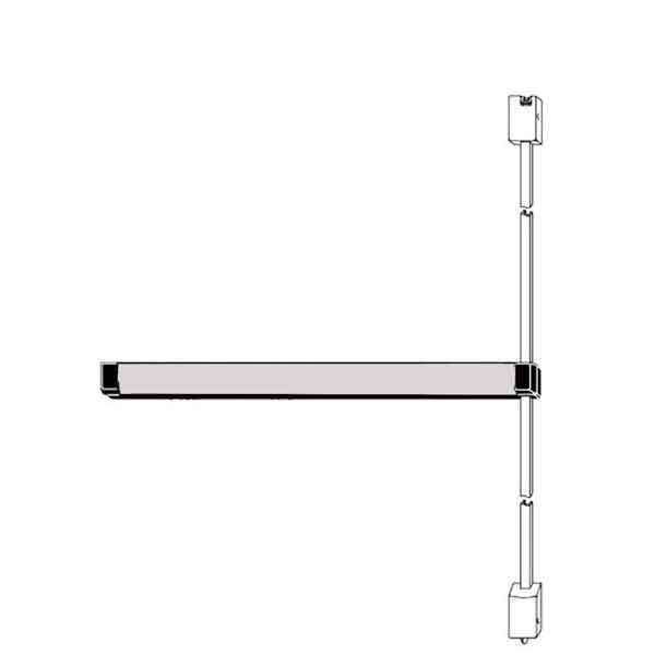 Adams Rite - 8211 - Narrow Stile - Surface Vertical Rod Exit Device - 36" -Aluminum Anodized - UHS Hardware