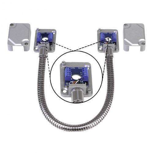Seco-Larm - Armored Door Cord – Pre-Wired Terminal Blocks & Removable Covers - Silver - UHS Hardware