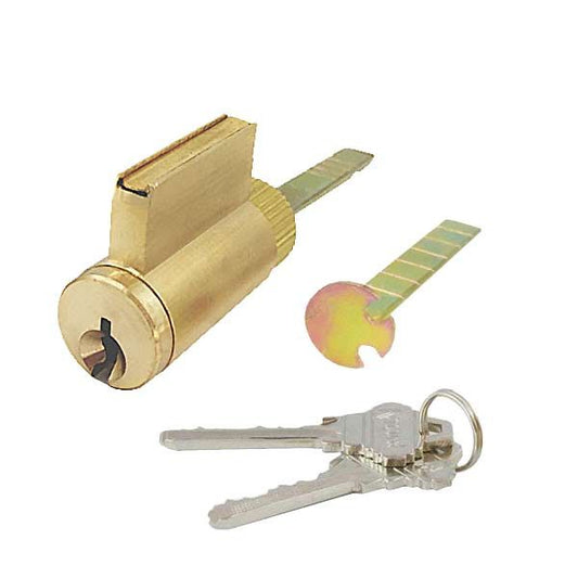 Premium Key-In-Knob (KIK) Cylinder - US3 - Polished Brass (SC1 / KW1) - UHS Hardware