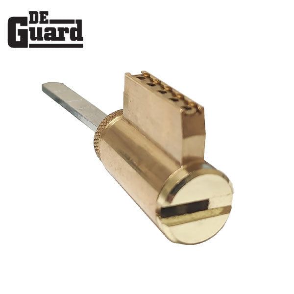 High Security - (Key-In-Knob) KIK Cylinder - 206 Keyway - US3 - Polished Brass - UHS Hardware