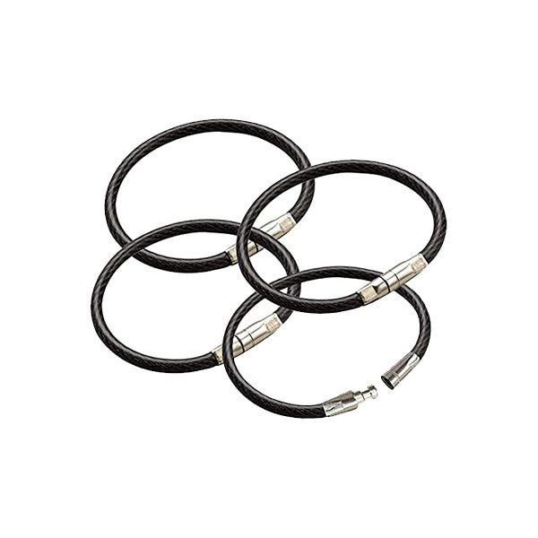 LuckyLine - 8112005 - 5" Twisty® Key Ring - Black - 1 Pack - UHS Hardware