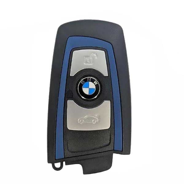 2013-2018 BMW 7 / 5 / 3 Series / 3-Button Smart Key / YGOHUF5767 / FEM / 433 Mhz - Blue Trim (OEM REFURB) - UHS Hardware