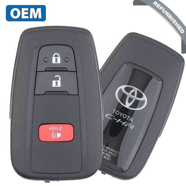 2018-2021 Toyota C-HR / 3-Button Smart Key / PN: 89904-F4020 / MOZBR1ET (OEM) - UHS Hardware