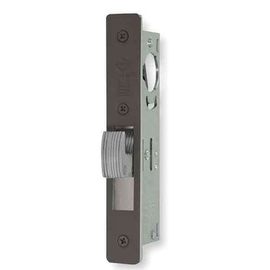Adams Rite - MS Deadlock - MS1850S-45X - 1-1/2" Backset - ANSI Size - Hook Bolt - Flat Faceplate - Dark Bronze - Metal Door - UHS Hardware