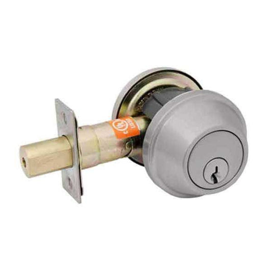 TownSteel - DBT-61 - Commercial Deadbolt - Single Cylinder - Satin Chrome - Grade 2 - UHS Hardware