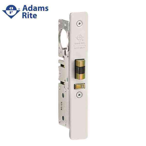 Adams Rite - 4510 - Standard Duty Deadlatch - 1-1/8" Backset - LH /RHR - Mortised 2-5/8" - FLT/ST - Flat Faceplate - Aluminum - Metal Door - UHS Hardware