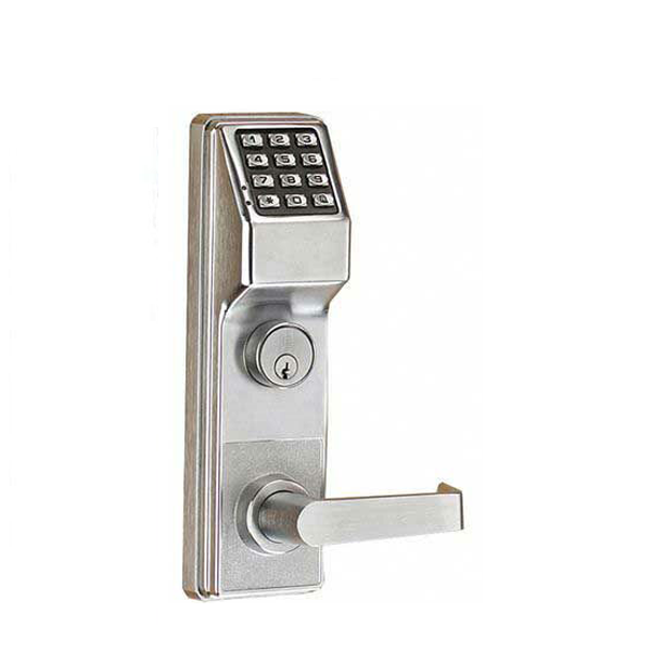 DL2700CRR Keypad Mortise Lever Lock - Interchangeable Core - Satin Chrome 26D- Weatherproof (Alarm Lock) - UHS Hardware