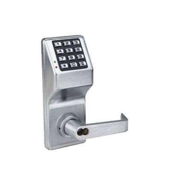Alarm Lock Trilogy - DL2700IC - Keypad Lever Lock - LFIC Prepped for Schlage - 26D - Satin Chrome - Grade 1 - UHS Hardware