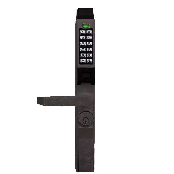 Trilogy PDL1300-NW - Narrow-Stile Digital Networx PROX Lever Lock w/ Wireless Access - Oil Rubbed Bronze - 10B (Alarm Lock) - UHS Hardware