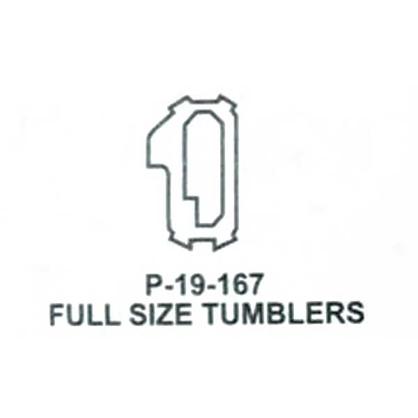 Honda / Acura / HO03 / High Security Tumbler #1 / Full / P-19-167 (ASP) (10 Pack) - UHS Hardware