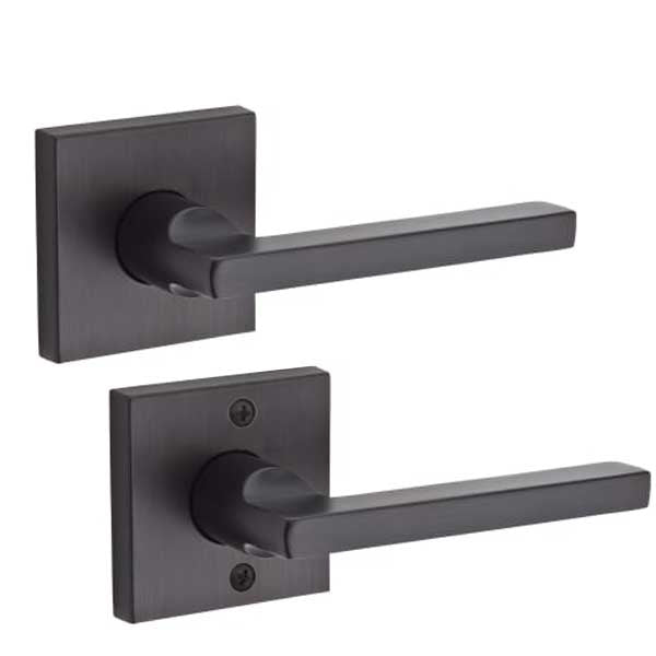 Baldwin Reserve - PS.SQU.CSR - Contemporary Square Lever - Square Rose - 112 - Venetian Bronze - Passage - Grade 2 - RH - UHS Hardware