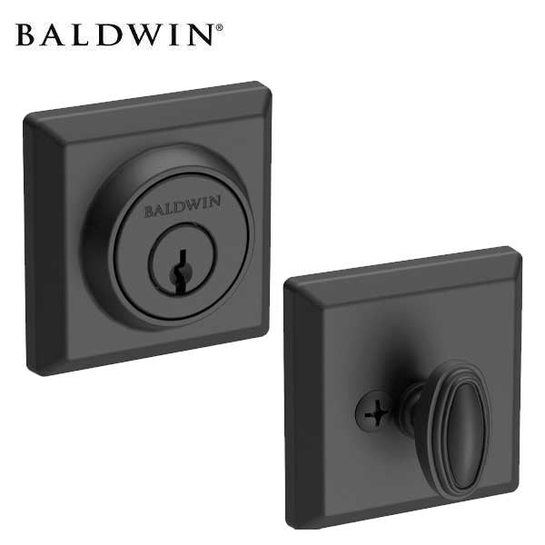 Baldwin Reserve - SC.TRD - Traditional Square Deadbolt - Singl Cyl - 112 - Venetian Bronze- Grade 2 - UHS Hardware
