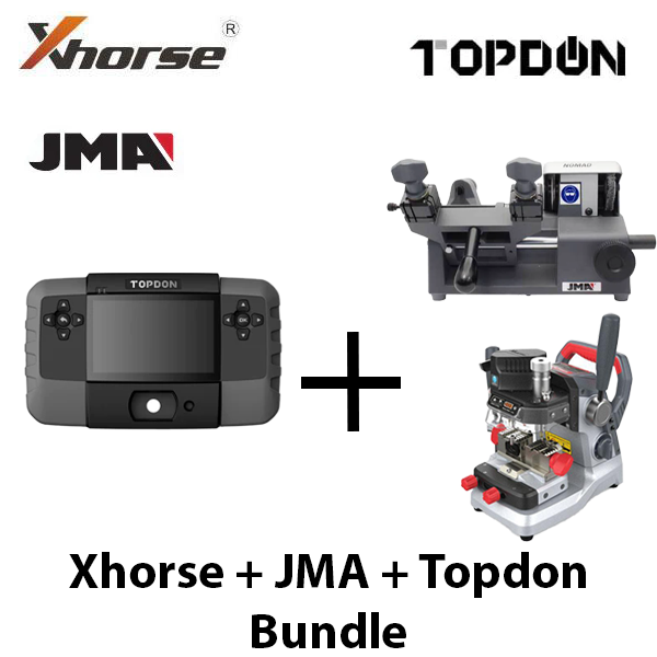 Complete Cut / Duplicator & Programming Bundle - TOPDON T-Ninja 1000 + JMA NOMAD + Xhorse Condor XP-007