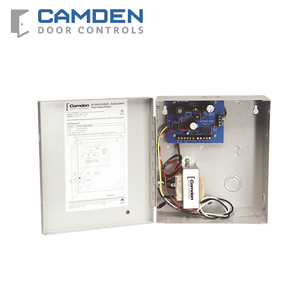 Camden CX-PS150UL - Commercial - Power Supply W/ Cabinet - 12/24V Selectable - 1 Amp Output