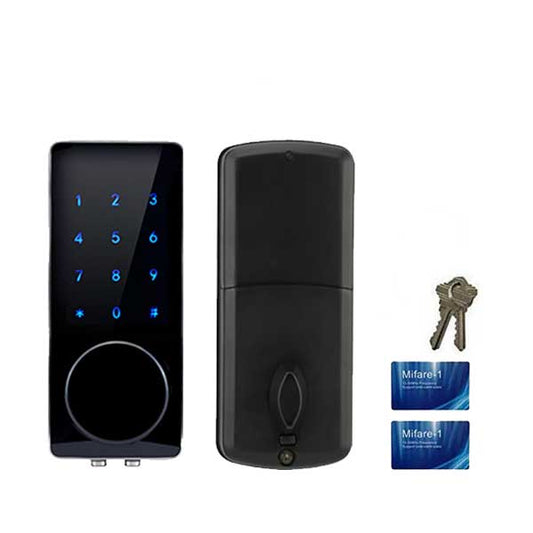Premium Electronic Touchscreen Deadbolt - Key Override - 13.56MHz RFID - Oil Rubbed Bronze - UHS Hardware