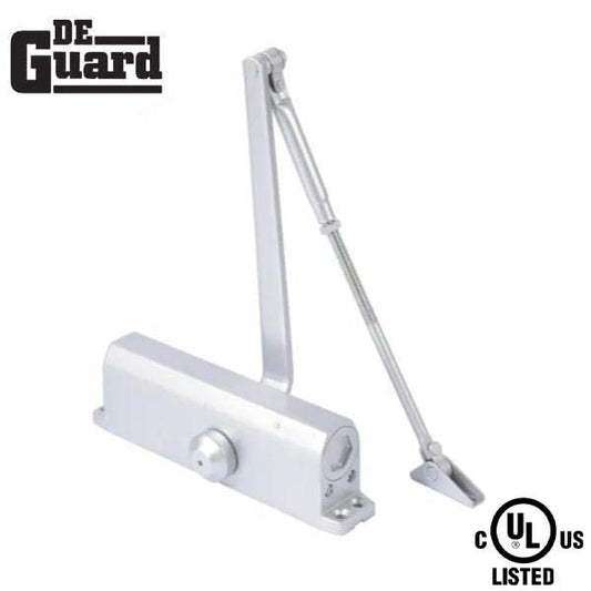 Hydraulic Door Closer / Back Check / w/ P.A Bracket - Grade 1 - Satin Nickel - Size 4 - UHS Hardware