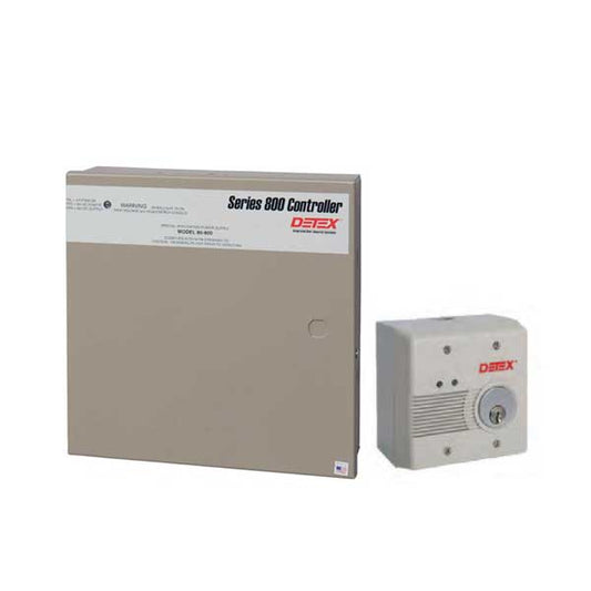Detex- DTX-85-800 - Power Control System - Delayed Egress - Latch Retraction - Remote Interface Unit - Double Doors - 120VAC/24VDC - UHS Hardware