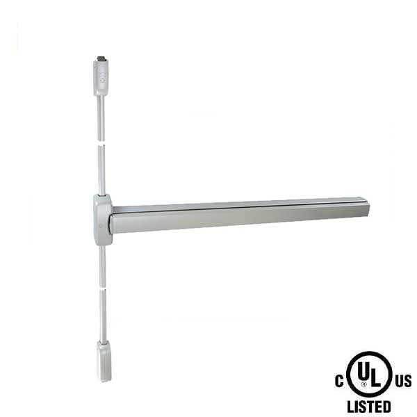 GAAB - T393-04 - Vertial Rod Exit Device - Modular and Reversible - Up to 36" Doors - Satin Chrome - UHS Hardware