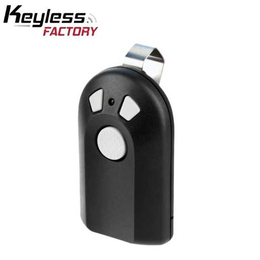 KeylessFactory - Garage Door Remote - 3 Button - Replacement - 390 MHZ - 12V - UHS Hardware