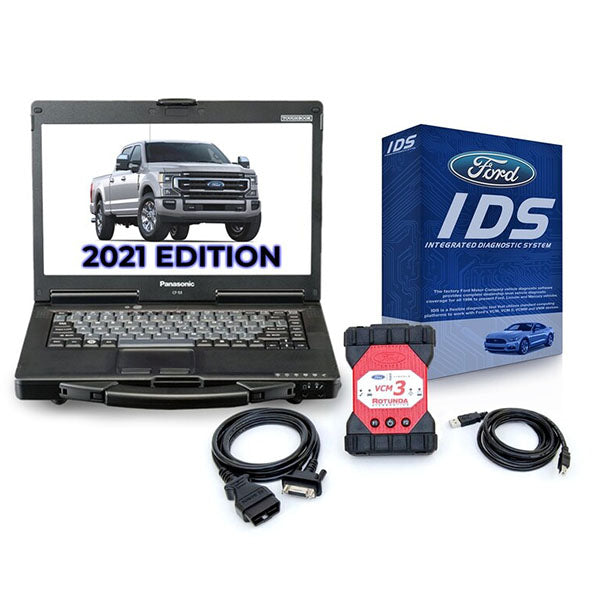 Ford Dealer Tool - IDS Diagnostics and Programming Software Full Annual Subscription with VCM 3 Ford Tool - Toughbook Laptop Dealer Package