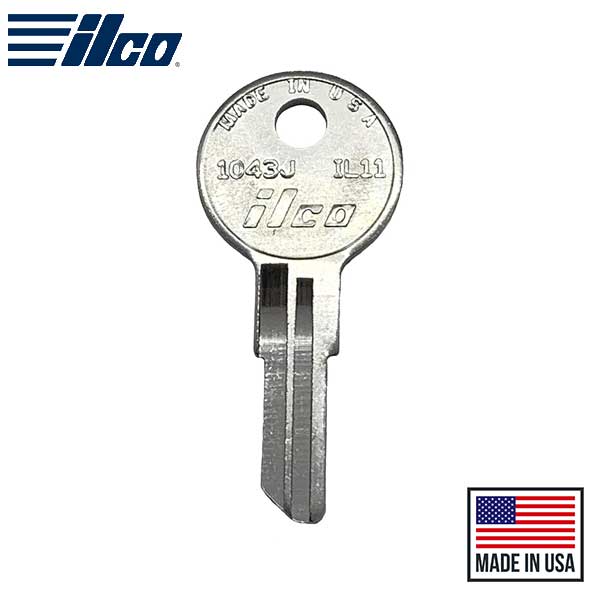 1043J-IL11 ILLINOIS Key Blank - ILCO - UHS Hardware