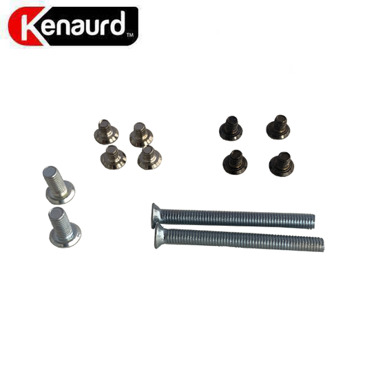 Narrow-Stile Screw Pack - Face Plate & Lock Body Screws (12 Pcs) - UHS Hardware