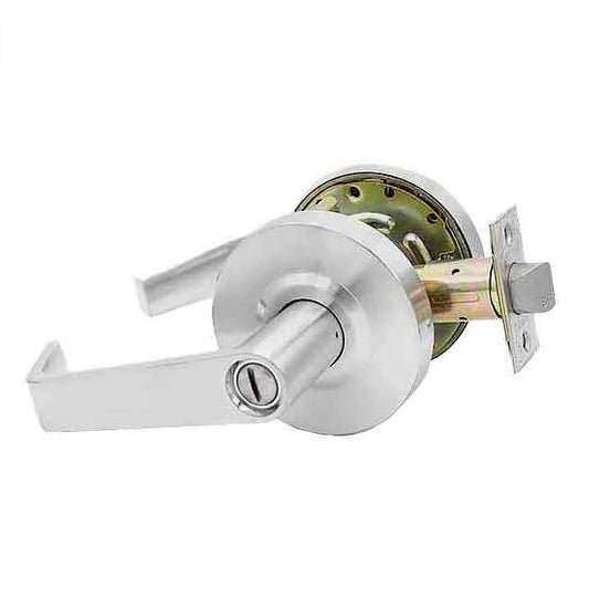 Commercial Lever Handle - 2-3/4” Standard Backset - Satin Chrome - Privacy - Grade 2 - UHS Hardware