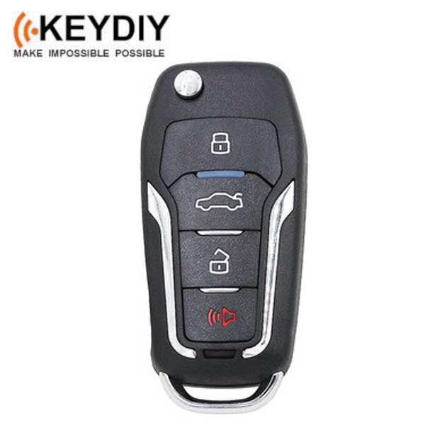 KEYDIY - 4-Button Universal Flip Key - Ford Style (KD-NB12-4) - UHS Hardware
