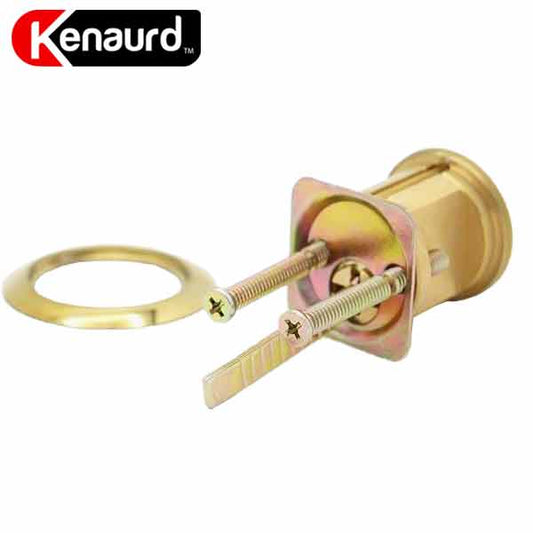 Premium Rim Cylinder - US3 - Polished Brass (SC1 / KW1) - UHS Hardware