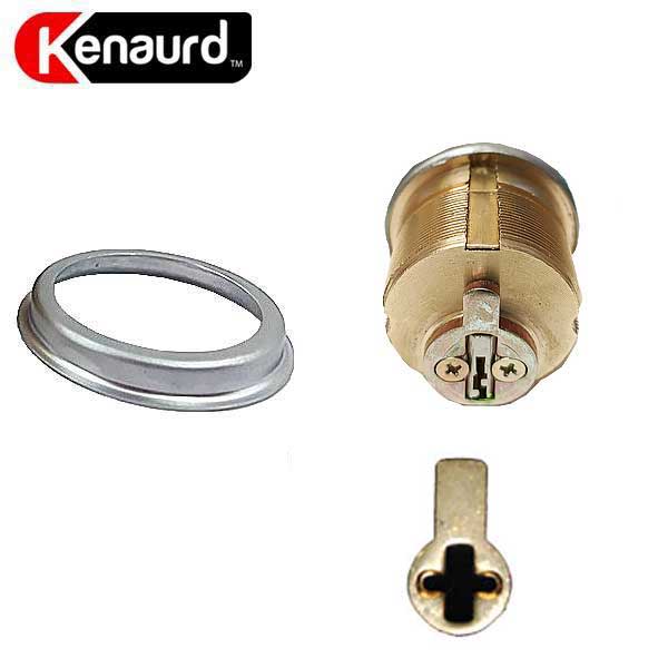 Premium Thumb Turn Mortise Cylinder - 1" - 26D - Satin Chrome - UHS Hardware