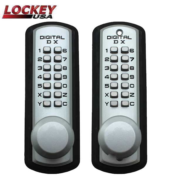 Lockey - 3210 - Mechanical Keyless Digital Combination Deadbolt - Dbl Combo - SC - Marine Grade - UHS Hardware
