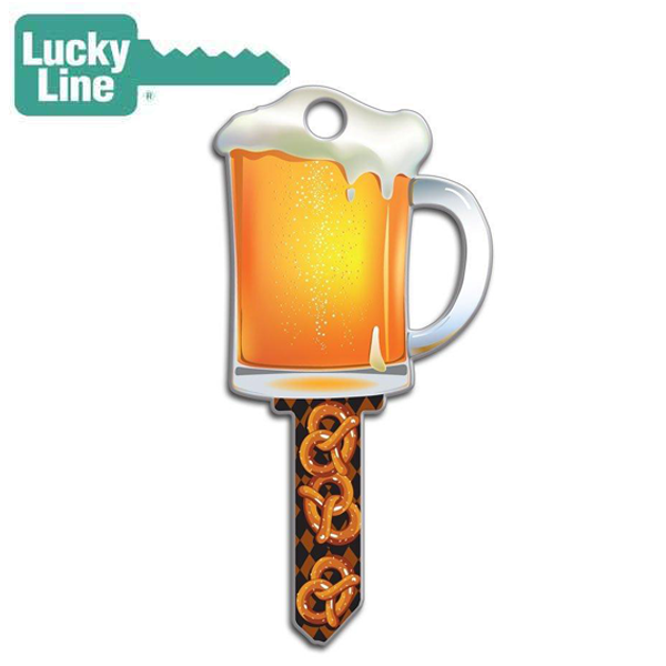 LuckyLine - B110S - Key Shapes - Beer Mug - Schlage - SC1 - 5 Pack - UHS Hardware