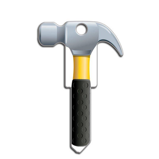 LuckyLine - B122K - Key Shapes - Hammer - Kwikset - KW1 - 5 Pack - UHS Hardware