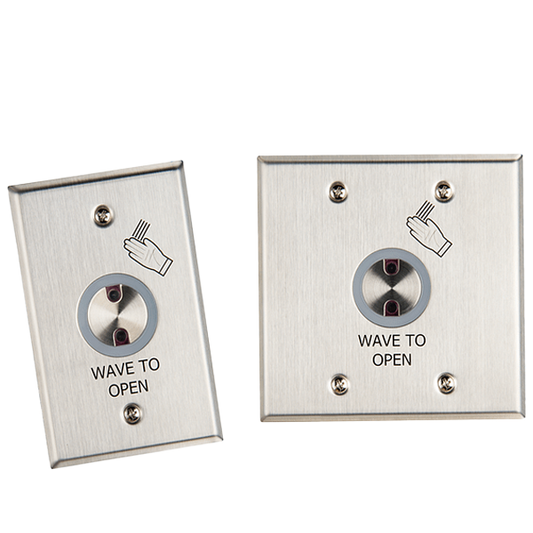 Norton - 700 - Touchless Actuator - Single and Double Gang - 4" range - 0-35 Second Variable Hold - Satin Stainless Steel - UHS Hardware