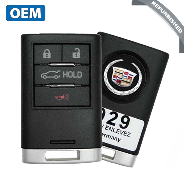 2013-2014 Cadillac ATS XTS / 4-Button Smart Key / PN: 22856929 / NBG009768T (OEM Refurb) - UHS Hardware
