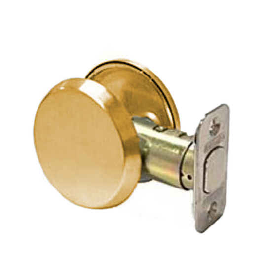 Schlage - B581 - One-Sided Blank Plate Door Bolt w/ Trim - Thumbturn - Bright Brass - Grade 2 - UHS Hardware