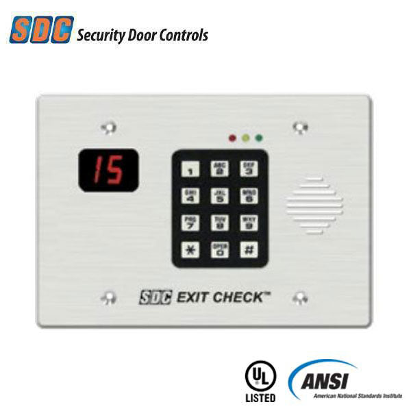 SDC - 101-DENA - Delayed Egress Controller - Selectable Delay - 12/24VDC - Aluminum - Fire Rated - Grade 1 - UHS Hardware