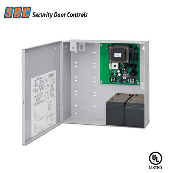 SDC - 602 - Low Voltage Power Supply - 12" Cabinet - 1 Amp - 12/24VDC - Battery Charger - Fire Rated - UHS Hardware
