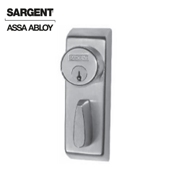 Sargent - 106 Auxiliary Outside Control Trim - for 8400/8600 Exit Devices - Satin Stainless Steel - Storeroom - UHS Hardware