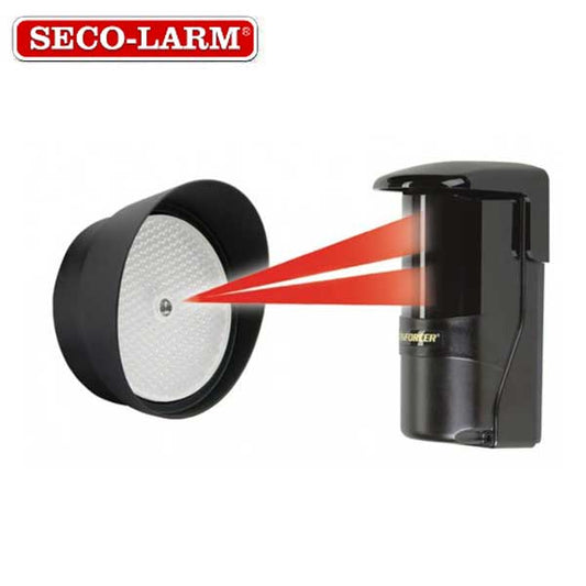Seco-Larm - Reflective Photoelectric Beam Sensor for Gates / Garages- 50 Ft Range - UHS Hardware