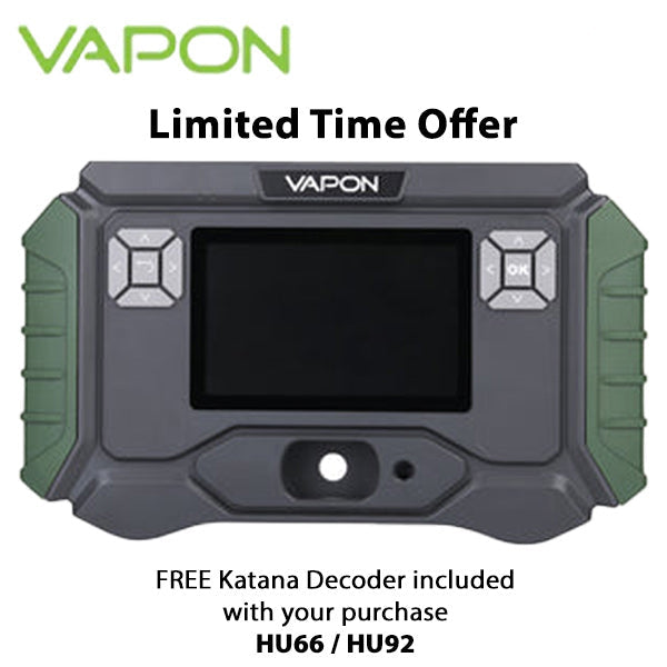 Vapon - VP996 - OBD Automotive Key Programmer - FREE Katana Decoder HU66 / HU92 - Limited Time Offer