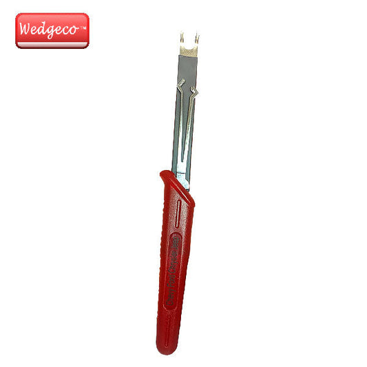 Wedgeco - Red Handle 4 Blades With Tension Wrench Combo (#500) - UHS Hardware