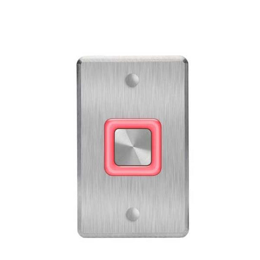 Rosslare - EX07OO - Request To Exit Button w/Toggle - No Print - Digital Piezo- 12-24 VDC - UHS Hardware