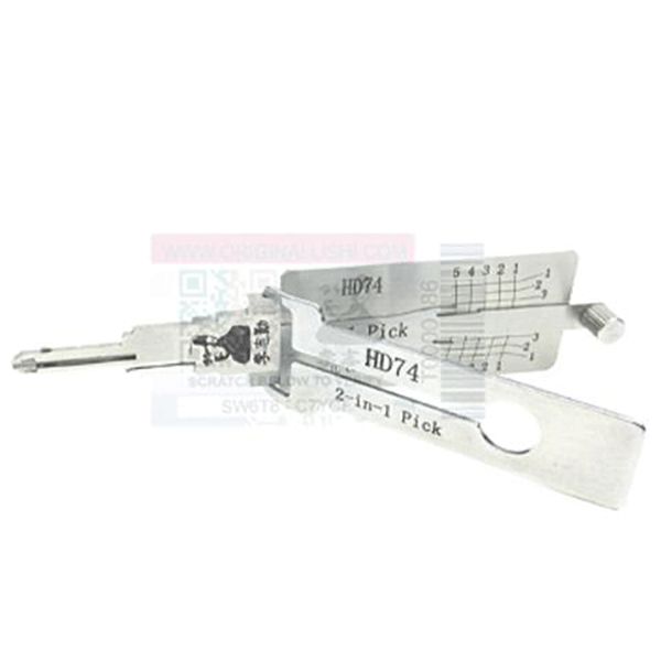 ORIGINAL LISHI - HD74 Honda Motorcycle / 2-in-1 Pick & Decoder / AG - UHS Hardware