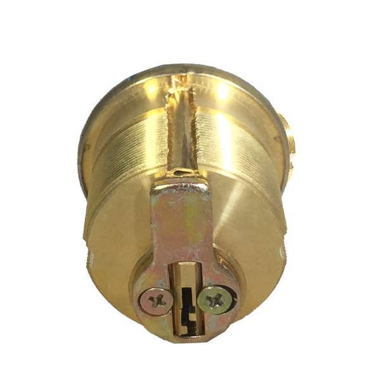 Premium Mortise Cylinder -1-1/2" - US3 - Polished Brass - (SC1 / KW1) - UHS Hardware