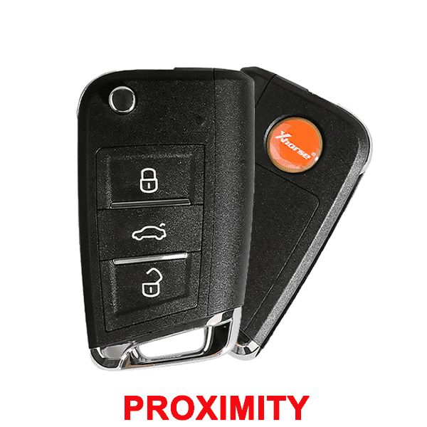 MQB Style 3-Button Universal Flip Key w/ Proximity Function for VVDI Key Tool (Xhorse) - UHS Hardware