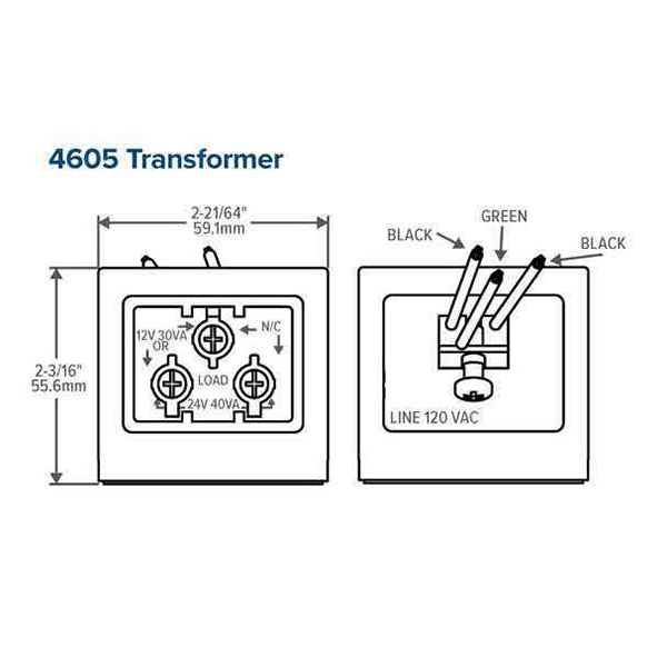 Adams Rite - 4605 - Transformer - Power Supply - 12/24VAC - UHS Hardware